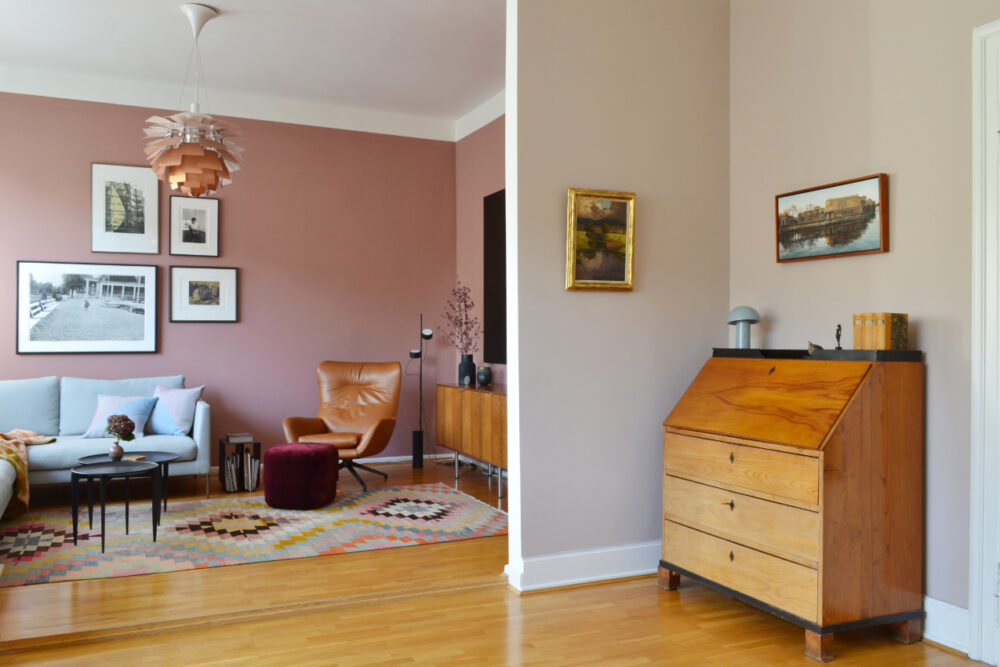 Altbauwohnung KB – Wohnzimmer