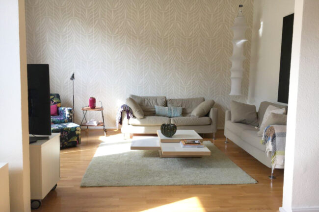 Altbauwohnung KB – Wohnzimmer (Vorher)