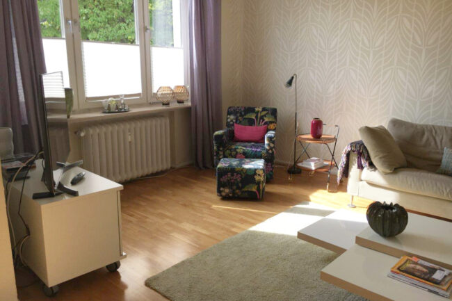 Altbauwohnung KB – Wohnzimmer (Vorher)